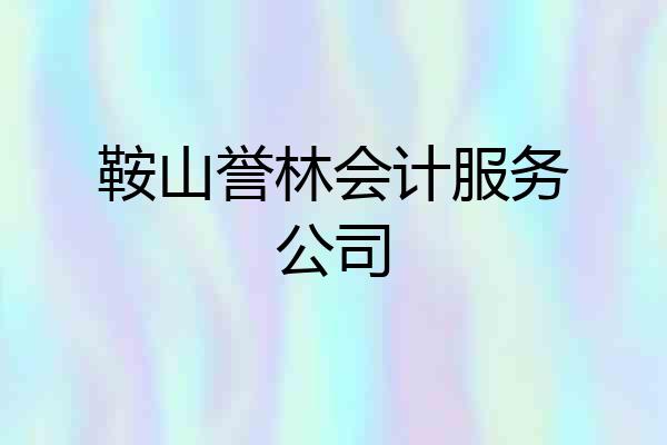 鞍山誉林会计服务公司