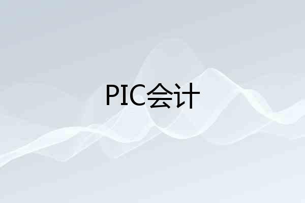 PIC会计