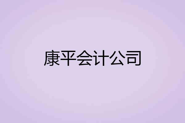康平会计公司