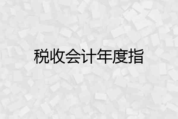 税收会计年度指