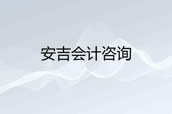 安吉会计咨询