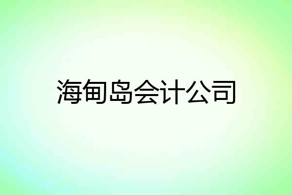 海甸岛会计公司