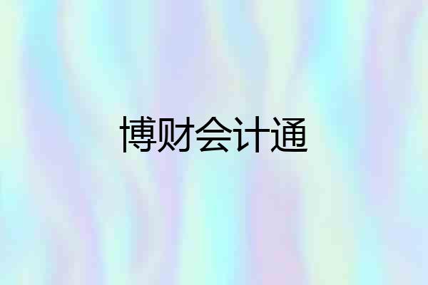 博财会计通