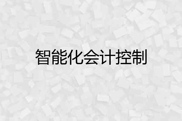 智能化会计控制