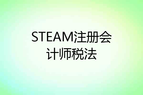 STEAM注册会计师税法