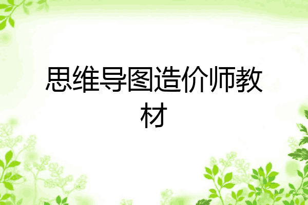 思维导图造价师教材