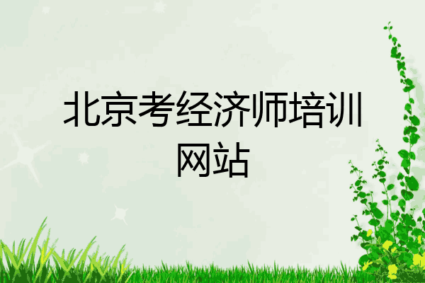 北京考经济师培训网站