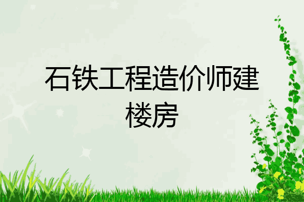 石铁工程造价师建楼房