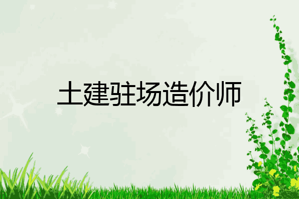 土建驻场造价师