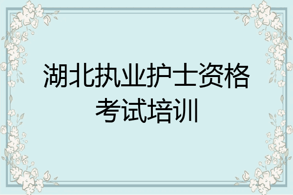 湖北执业护士资格考试培训