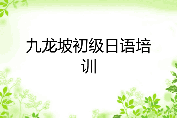 九龙坡初级日语培训