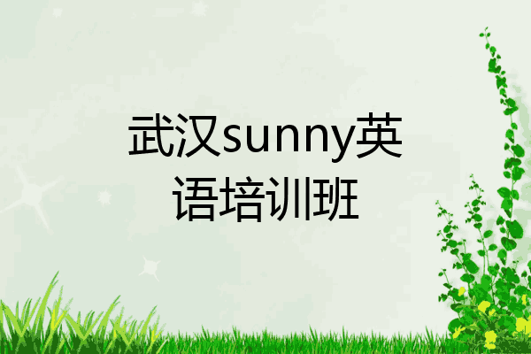 武汉sunny英语培训班