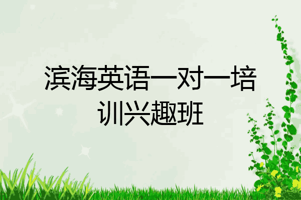 滨海英语一对一培训兴趣班