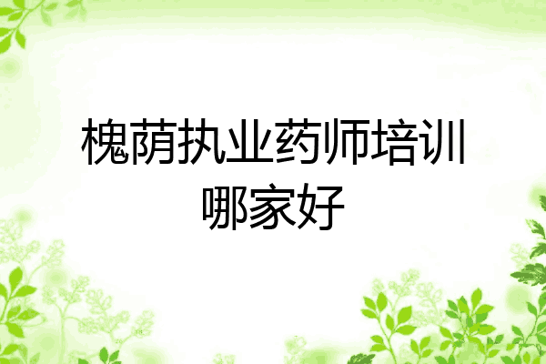 槐荫执业药师培训哪家好