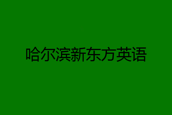 哈尔滨新东方英语