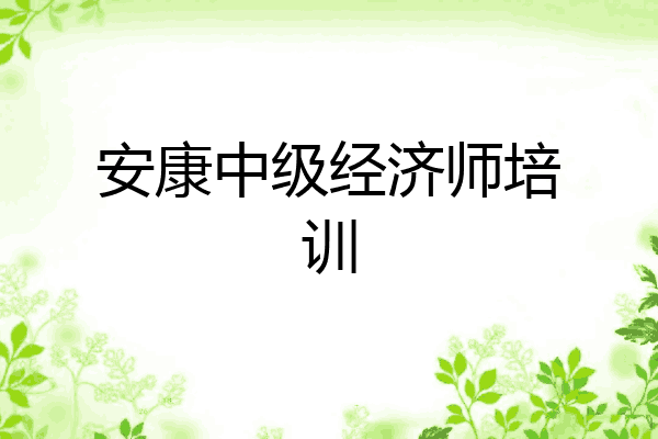 安康中级经济师培训