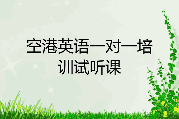空港英语一对一培训试听课