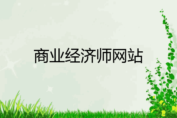 商业经济师网站