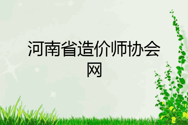 河南省造价师协会网