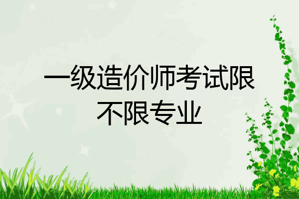 一级造价师考试限不限专业