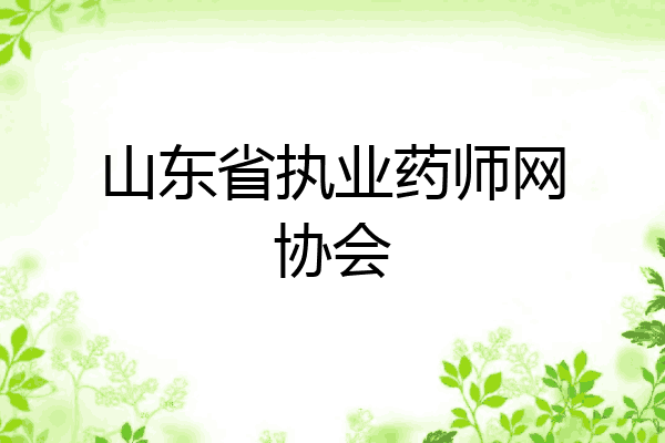 山东省执业药师网协会