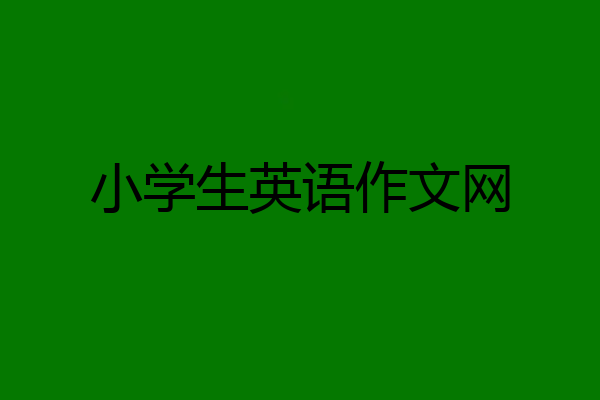 小学生英语作文网