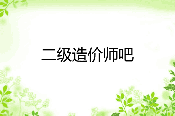 二级造价师吧