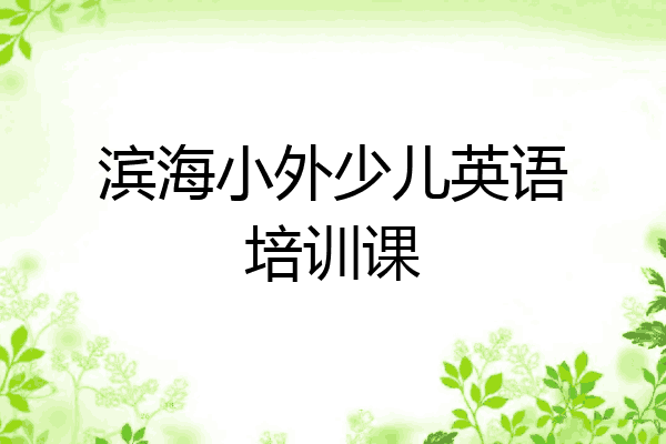 滨海小外少儿英语培训课