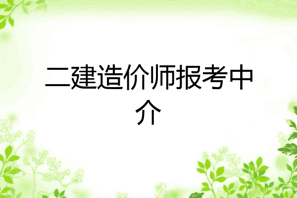 二建造价师报考中介