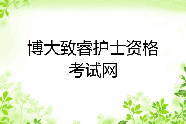 博大致睿护士资格考试网