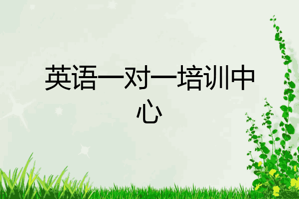 英语一对一培训中心