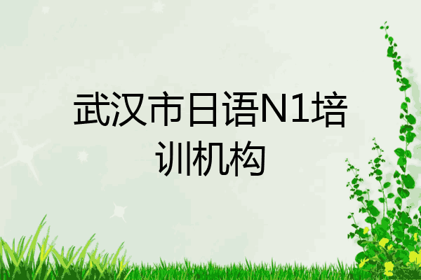 武汉市日语N1培训机构