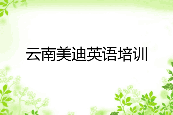 云南美迪英语培训