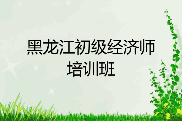 黑龙江初级经济师培训班