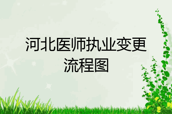 河北医师执业变更流程图