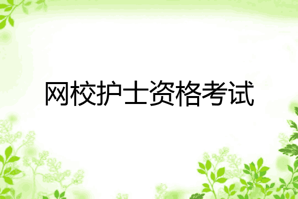网校护士资格考试