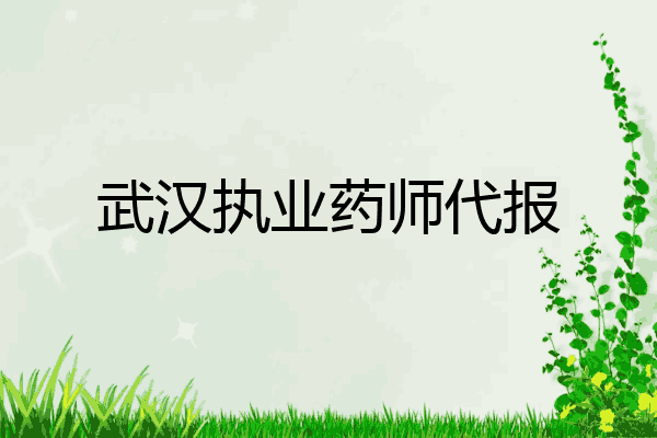 武汉执业药师代报