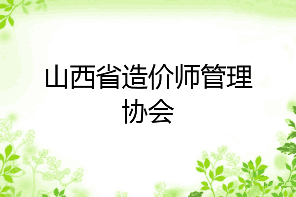 山西省造价师管理协会