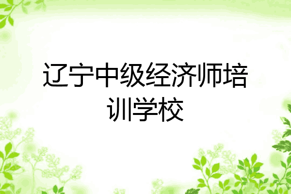 辽宁中级经济师培训学校