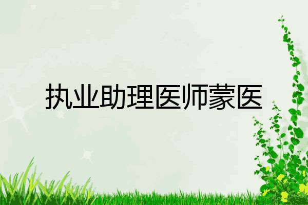 执业助理医师蒙医