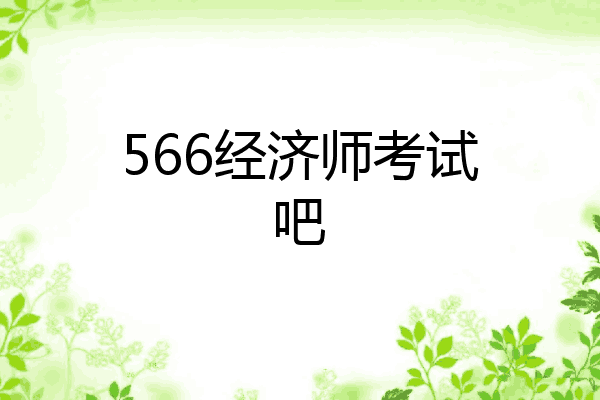 566经济师考试吧