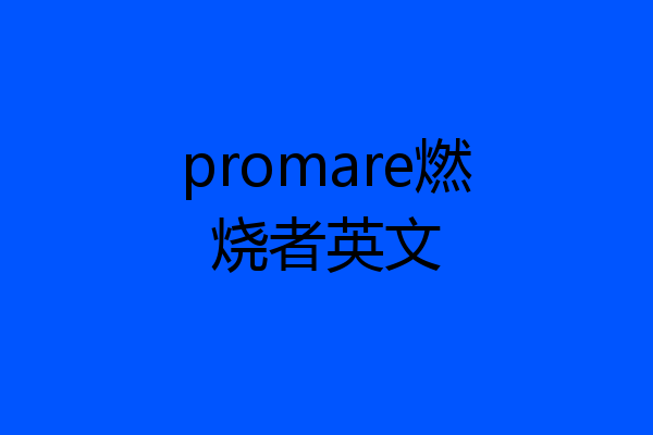 promare燃烧者英文