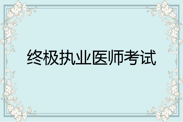 终极执业医师考试