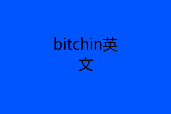 bitchin英文