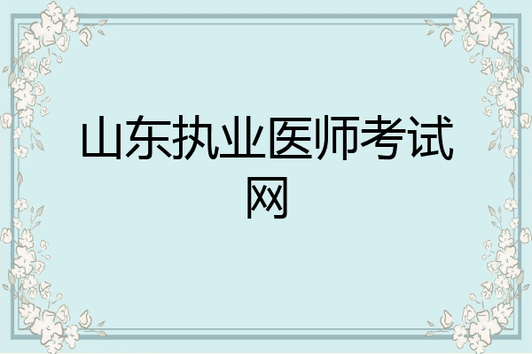 山东执业医师考试网
