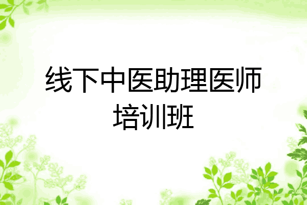 线下中医助理医师培训班