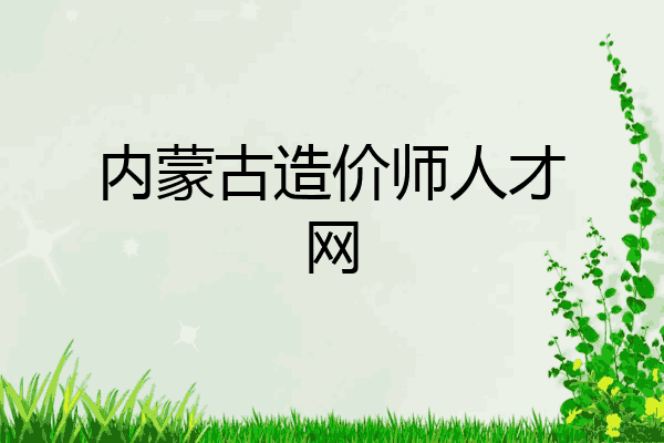 内蒙古造价师人才网