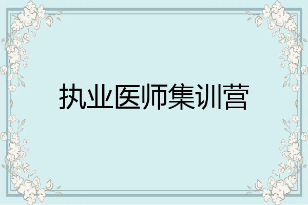 执业医师集训营