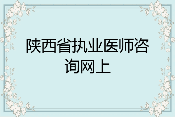 陕西省执业医师咨询网上
