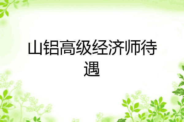 山铝高级经济师待遇